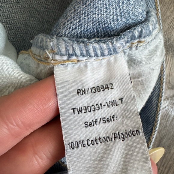 Anthropologie Twelve OnTwelfth Straight Leg Distressed Jeans- 28 - Picture 4 of 5